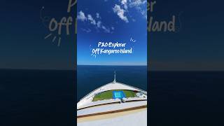 View from front of P&O Explorer off Kanagroo Island, South Australia