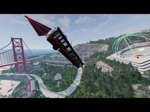 BeamNG.drive Crash Test#1 (Car Jump Arena 2023)