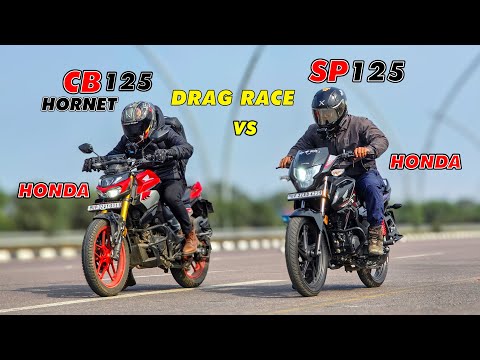 Honda CB 125 Hornet vs 2026 Honda SP 125 – Drag Race 😱 Shocking Results!