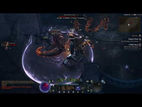 Diablo 4 Sorceress Build Chain Lightning LVL 50+ and Nightmare T3 Gameplay