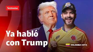 Abelardo ya habló con DONALD TRUMP: manifestó su apoyo tras ganar las elecciones | Semana 