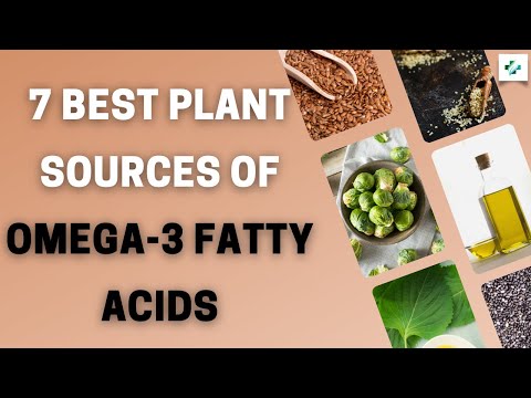 7 Best Plant Sources of Omega 3 Fatty Acids 🍾💊 #Shorts