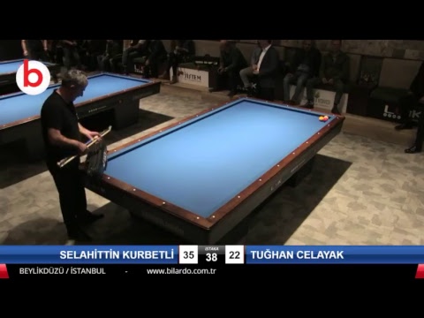 SELAHİTTİN KURBETLİ & TUĞHAN CELAYAK Bilardo Maçı - LOOK BİLARDO ÖZEL 3 BANT TÜRKİYE ŞAMPİYONASI -2.TUR