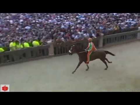 Palio di Siena 16 agosto 2017 Prova Generale vince la Selva Palio dell' Assunta 16-08-2017