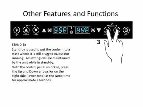How To Change Settings on Magic Chef Dual Zone Wine and Beverage Coolers