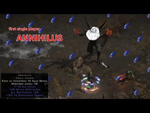 Selling my first stone of jordan for an annihilus - Diablo 2 resurrected