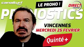 emission video des courses turf pmu du Mercredi 25 février 2026