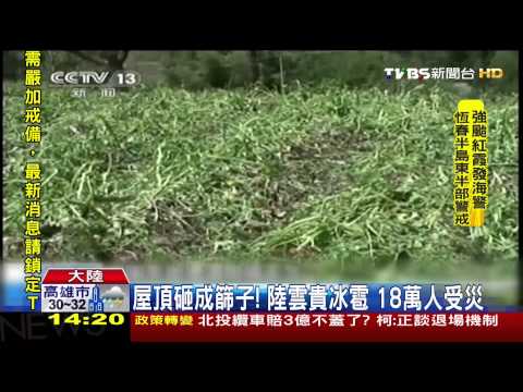 屋頂砸成篩子！陸雲貴冰雹　18萬人受災