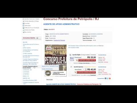 Apostila Concurso Prefeitura de Petrópolis RJ