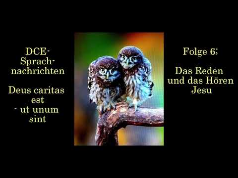 Folge 6; Das Reden und das Hören Jesu| - DCE Sprachnachrichten - Deus caritas est - ut unum sint