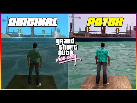 GTA Vice City: ORIGINAL vs DEFINITIVE PATCH - Details Comparison