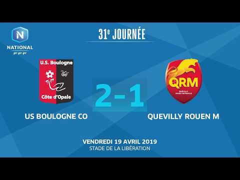 J31: US Boulogne CO - Quevilly Rouen M. (2-1), le résumé I National FFF 2018-2019