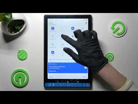 ALCATEL 3T 10 4G - Turn ON / Off Auto-rotate Screen / How To Flip Device Screen