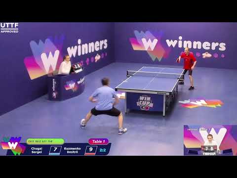 WINners CUP table 1 08.01 Chugai Sergei - Kuzmenko Dmitrii 21:30