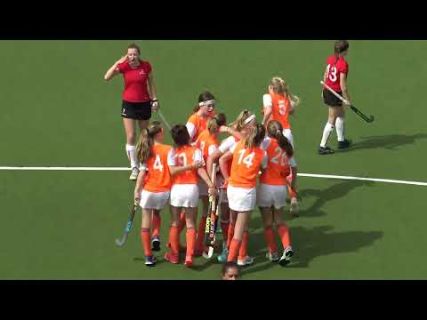 hele wedstrijd finale girls U15 Nederland  U15 Belgie