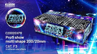 Ohňostroj 200ran Profi Show Multishape