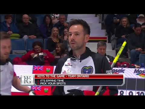 Epping (ON) vs. Jacobs (NO) - 2018 Tim Hortons Brier - Draw 1