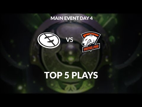 Evil Geniuses vs Virtus Pro Top 5 plays The International Main Event Day 4