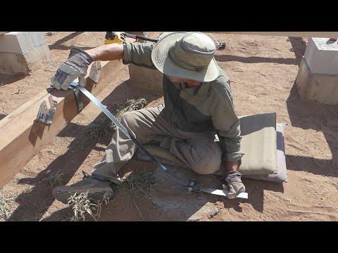 Securing my 16x40 cabin using mobile home tie down method