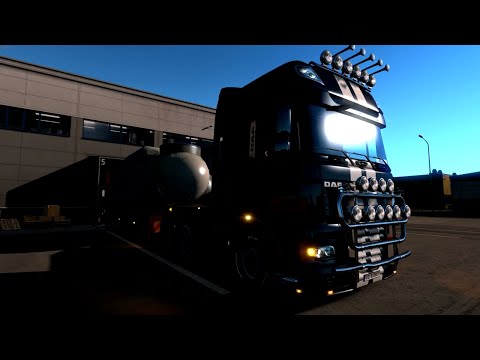 Euro Truck Simulator 2 1.33 + Baltic DLC  -  DAF XF 105 -  Valmiera to Luga