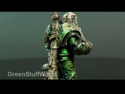 Chameleon Paints Tutorial 5  Painting by Brush, adding inks and highlights (English)