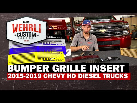 WCFab Bumper Grille Insert For 2015 - 2019 Chevy HD Trucks