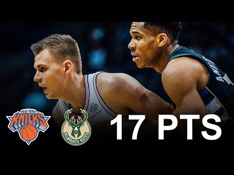 Kristaps Porzingis Full Highlights 2018.02.02. at Bucks  - 17  Pts, 7 Rebs