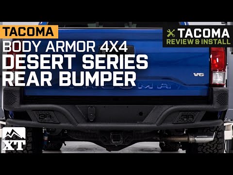 2016-2021 Tacoma Body Armor 4x4 Desert Series Rear Bumper Review & Install