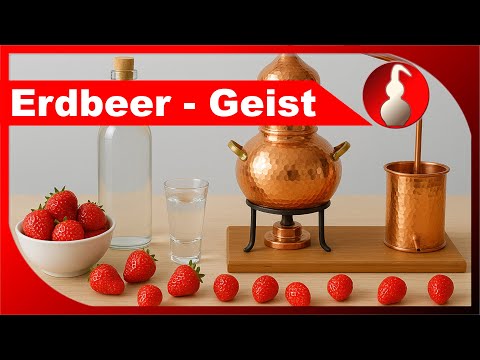 Erdbeer-Geist selber machen aus Trockenfrüchten - Schnaps brennen als Hobby - diSTILLed