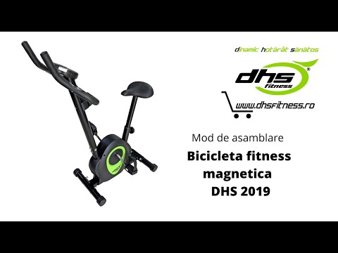 Bicicleta Fitness Dhs 2019 - Negru-Verde