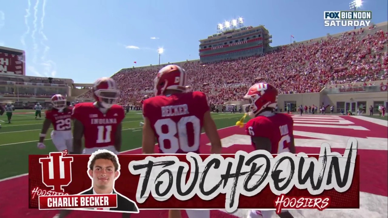 😎🏈 TOUCHDOWN CHARLIE BECKER | North Texas Mean Green 13–31 Indiana Hoosiers | College Football