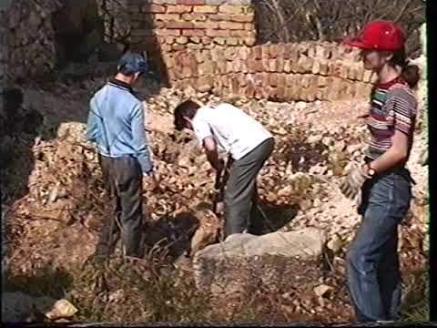 Vármunka. Csókakő, 1996.04.20.