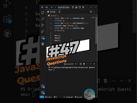 Q47 Javascript Questions Series Coding Webdevelopment Codingsimplifiedspace Javascripttutorial