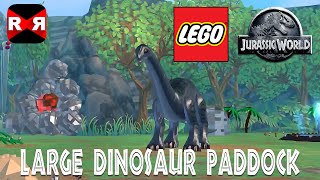 LEGO Jurassic World - Large Dinosaur Paddock - iOS / Android - Walkthrough Gameplay