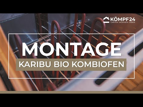 Sauna stove installation: Karibu Bio combi stove