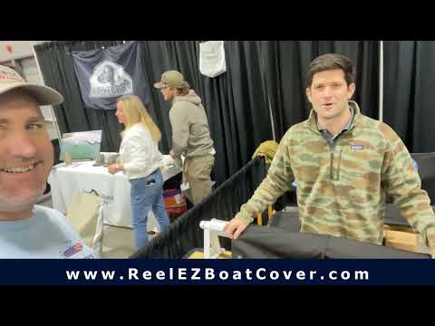 An Easier Way to Protect Your Pontoon at Your Dock!  Reel EZ Boat Cover