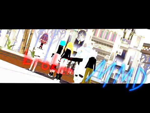 Broken mmd(Maka,soul,black star,Kizuna Ai and alphonse)