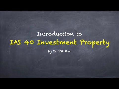 An Introduction to IAS 40 Investment Property