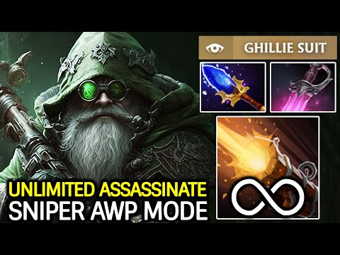 Sniper AWP Mode – Scepter + Khanda Build Spam Assassinate Dota 2