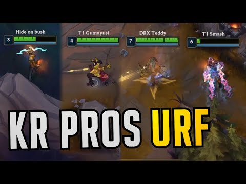 KR Pros Play URF 2025 - Faker | Gumayusi | Chovy | Teddy | Zeka | Smash | Canyon Highlights