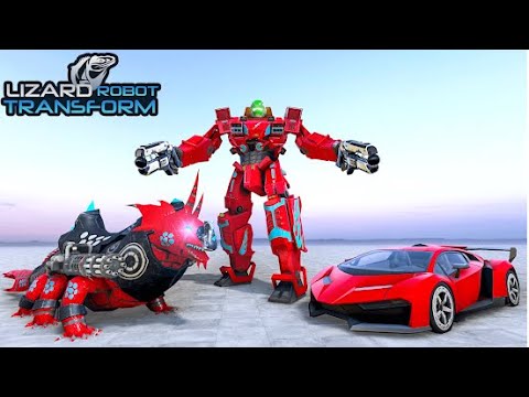 Amazing Lizard Robot Car Part-2 | Dragon Robot Transform Android GamePlay | By Game Crazy