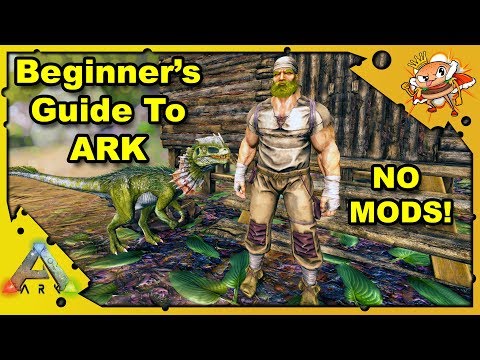 Wooden House And First Knock Out Tames - A Beginners Guide - Ark: Survival Evolved [No Mods S1E2]
