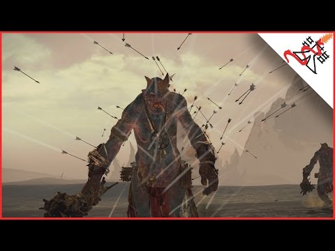 10530 SAVAGE OR ARRER BOYZ vs 39 CHAOS GIANTS - Total War: WARHAMMER