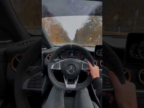 Mercedes AMG CLA45 Perfect launch 0-100 @blvckamg #shorts