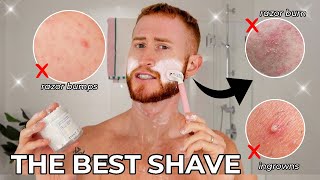 HOW TO SHAVE YOUR FACE: No Razor Bumps!
