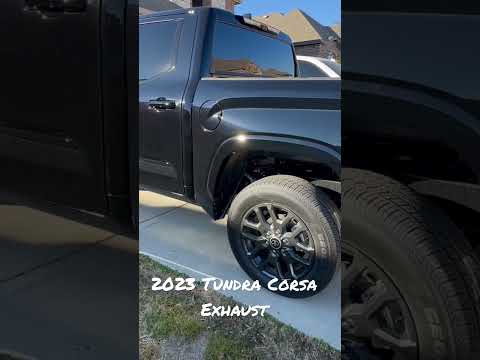 1st 2023 Tundra Corsa Exhaust #tundra #corsaexhaust #2023tundra #2022tundra #tundraexhaust