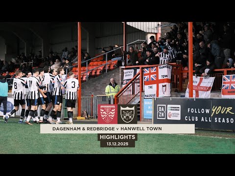 VALIANT GEORDIES BOW OUT OF THE TROPHY - Dagenham & Redbridge v Hanwell Town - Highlights