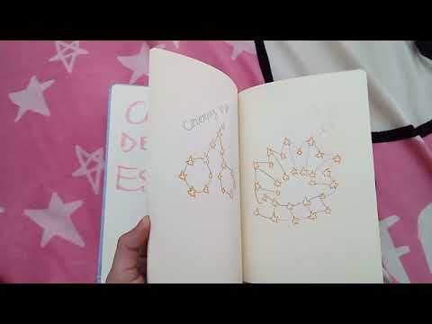I made my own stars constellations in my star constellation book. ⭐🌟🌠🌌