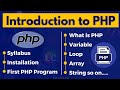 Introduction To PHP Learn Coding