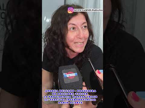 Andrea Delgado - Profesora De La Providencia Danzas Chaco - Encuentro Interprovincial  Dario Duarte